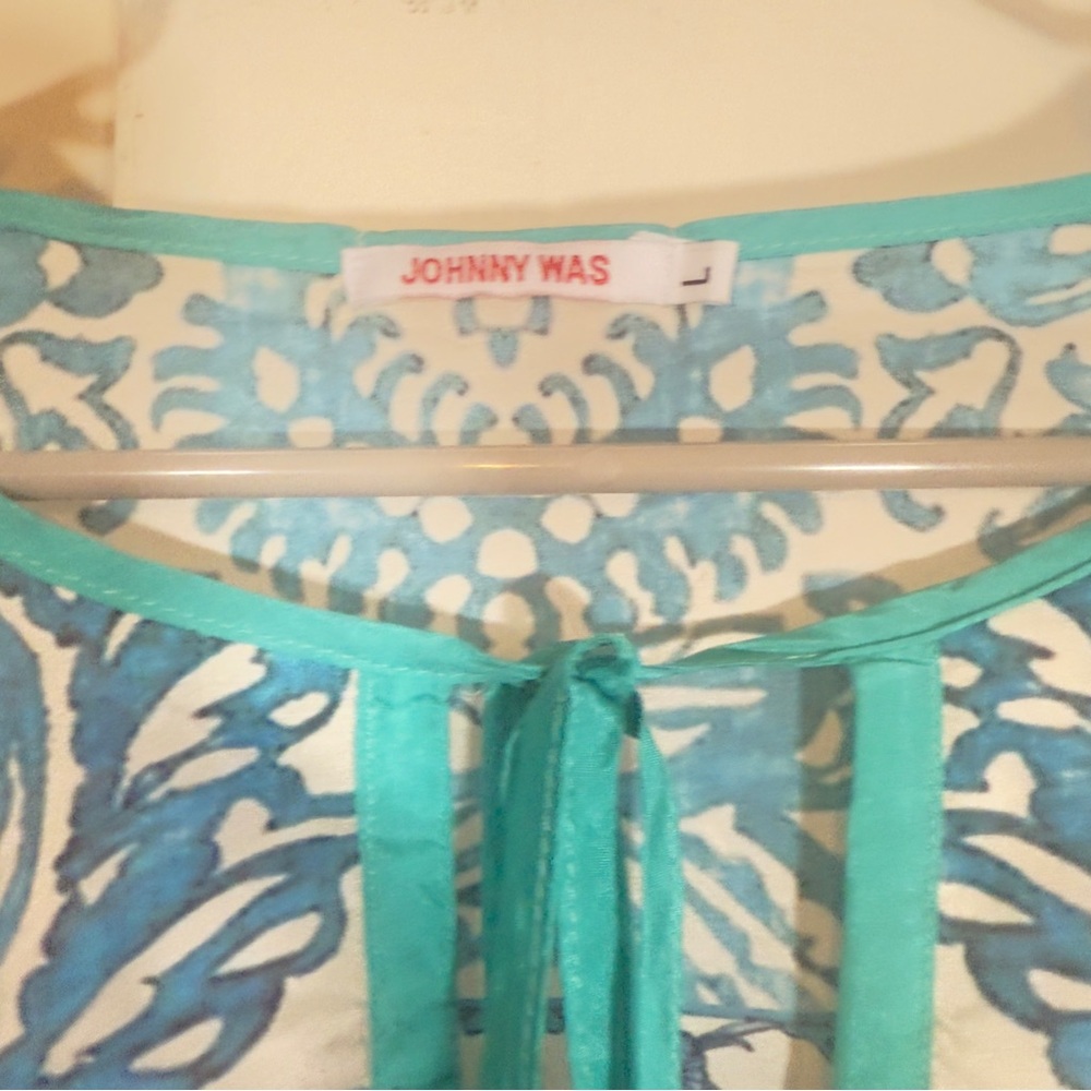 Johnny Was 100% Silk Kimono Duster – Size L | Boho Floral Paisley Print - Picture 11 of 12